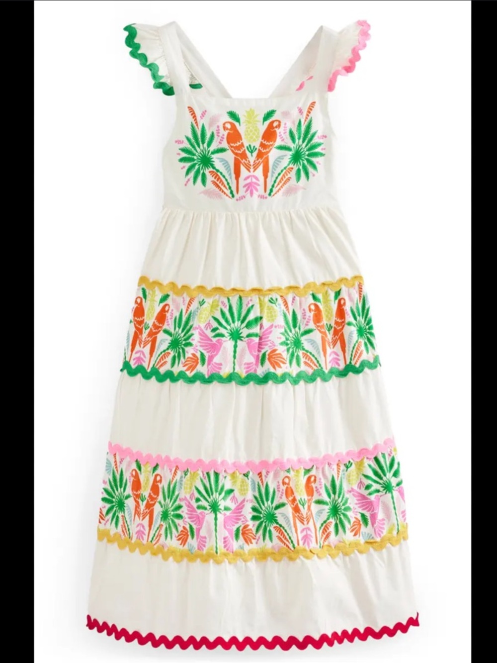 Mini Boden Tiered Cotton Sundress